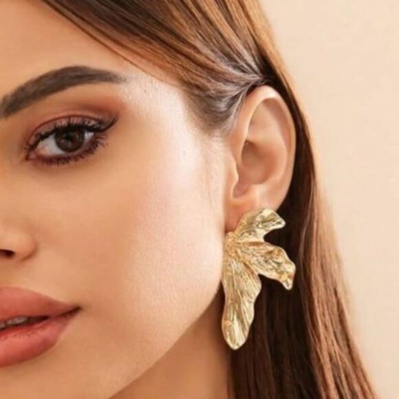 Bohemian flower earrings M114 - Picture 2 of 5